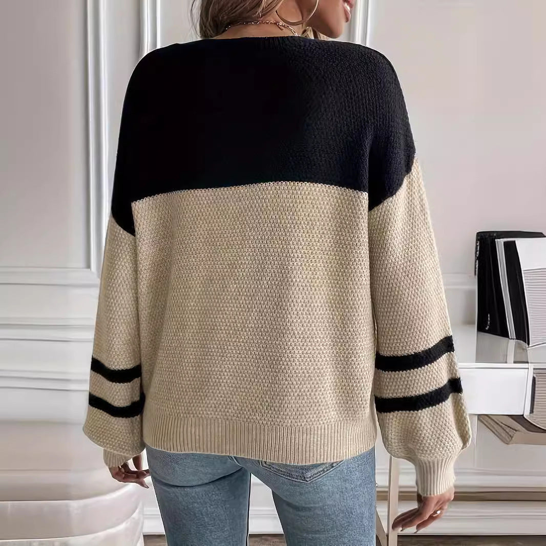 Sweater Classique à Manches Longues